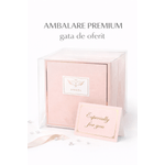 Market - Cadouri - Flori si aranjamente - Inger cu 5 trandafiri eterni sub cupola de sticla, cadou romantic pentru iubita, sotie, mama, valentine’s day, roz - Infinity.ro