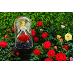 Market - Cadouri - Flori si aranjamente - Inger cu trandafir criogenic sub cupola de sticla, cadou romantic pentru iubita, sotie, mama, valentine’s day, rosu - Infinity.ro