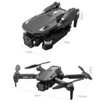 Jucarii, Copii si Bebe - Jucarii si jocuri - Vehicule si jucarii cu telecomanda - Elicoptere, avioane si nave de jucarie - Drona cu 2 camere iUni M10, 2 Baterii, Ecran LCD 2.4 inch, Wi-Fi FPV, Card microSD 8GB, Pliabila - Infinity.ro