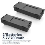 Jucarii, Copii si Bebe - Jucarii si jocuri - Vehicule si jucarii cu telecomanda - Elicoptere, avioane si nave de jucarie - Drona cu 2 camere iUni M10, 2 Baterii, Ecran LCD 2.4 inch, Wi-Fi FPV, Card microSD 8GB, Pliabila - Infinity.ro