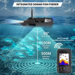 Sport si Outdoor - Sporturi acvatice - Pescuit - Echipament suplimentar pentru pescuit - Barca Plantat, Nadit si Momit iUni V803 PRO, GPS, Sonar Fish Finder, 18000mAh, 4 cuve, 3kg, 500m, 15km/h - Infinity.ro