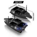 Sport si Outdoor - Sporturi acvatice - Pescuit - Echipament suplimentar pentru pescuit - Barca Plantat, Nadit si Momit iUni V803 PRO, GPS, Sonar Fish Finder, 18000mAh, 4 cuve, 3kg, 500m, 15km/h - Infinity.ro