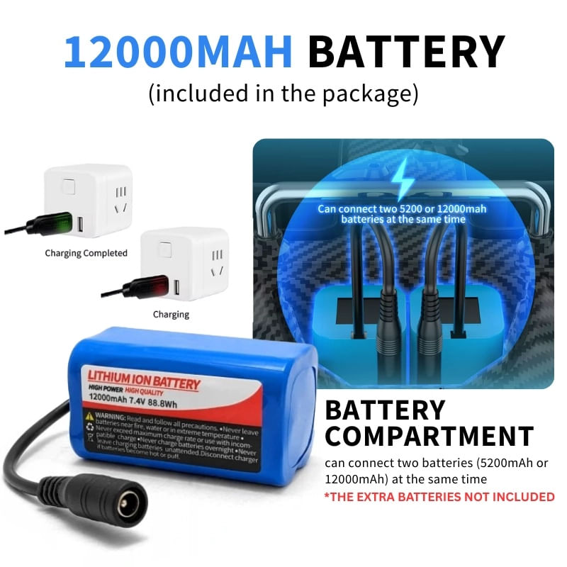 Sport si Outdoor - Sporturi acvatice - Pescuit - Echipament suplimentar pentru pescuit - Barca Plantat, Nadit si Momit iUni V803 PRO, GPS, Sonar Fish Finder, 12000mAh, 4 cuve, 3kg, 500m, 15km/h - Infinity.ro