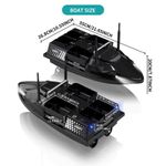 Sport si Outdoor - Sporturi acvatice - Pescuit - Echipament suplimentar pentru pescuit - Barca Plantat, Nadit si Momit iUni V803, GPS, 5200mAh, 4 cuve, 3kg, 500m, 15km/h - Infinity.ro