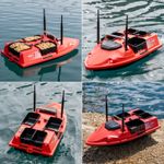 Sport si Outdoor - Sporturi acvatice - Pescuit - Echipament suplimentar pentru pescuit - Barca Plantat, Nadit si Momit iUni V803, 12000mAh, 4 cuve, 3kg, 500m, 15km/h - Infinity.ro