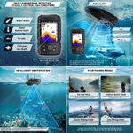 Sport si Outdoor - Sporturi acvatice - Pescuit - Echipament suplimentar pentru pescuit - Barca Plantat, Nadit si Momit iUni V803 PRO, GPS, Sonar Fish Finder, 5200mAh, 4 cuve, 3kg, 500m, 15km/h - Infinity.ro