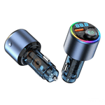 Auto si Moto - Electronice auto - Accesorii electronice auto - Modulator FM universal cu Bluetooth, redare muzica, apeluri hands-free, USB-A si USB-C pentru incarcare,Android si iOS - Infinity.ro