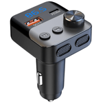 Auto si Moto - Electronice auto - Accesorii electronice auto - Modulator FM auto multifunctional cu Bluetooth, USB-A si USB-C pentru incarcare rapida, functie handsfree cu microfon - Infinity.ro