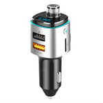 Auto si Moto - Electronice auto - Accesorii electronice auto - Modulator FM cu Bluetooth pentru redare muzica si handsfree, 2 porturi USB-A, slot microSD, compatibil Android si iOS - Infinity.ro