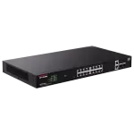 PC, gaming si accesorii - Retelistica - Switch-uri - Switch-uri cu management - Switch 16 x RJ45 1G PoE, 2 x SFP 1G, 2 x RJ45 1G, Management, 1U - IP-COM G2220P-16-250W - Infinity.ro