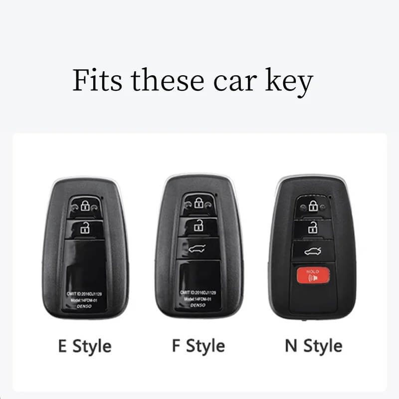 Auto si Moto - Electronice auto - Accesorii electronice auto - Husă cheie auto din piele si aliaj compatibil Toyota CHR Prius Camry Corolla RAV4 2017-2020 - Infinity.ro