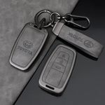 Auto si Moto - Electronice auto - Accesorii electronice auto - Husă cheie auto din piele si aliaj compatibil Toyota CHR Prius Camry Corolla RAV4 2017-2020 - Infinity.ro