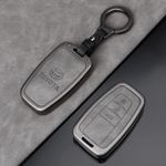 Auto si Moto - Electronice auto - Accesorii electronice auto - Husă cheie auto din piele si aliaj compatibil Toyota CHR Prius Camry Corolla RAV4 2017-2020 - Infinity.ro