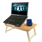 Laptop, Telefoane si Tablete - Laptopuri si accesorii - Accesorii Laptop - Standuri/Coolere notebook - Masa din lemn pliabila si unghi reglabil pentru laptop de 17 - Infinity.ro