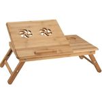 Laptop, Telefoane si Tablete - Laptopuri si accesorii - Accesorii Laptop - Standuri/Coolere notebook - Masa stand laptop masuta multifunctionala lemn pliabila si ajustabila - Infinity.ro