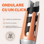 Ingrijire personala si Cosmetice - Aparate & accesorii ingrijire personala - Hair styling - Ondulatoare - Ondulator automat de par cu rotatie inteligenta, Incalzire rapida, Protectie anti-arsura, Bucle perfecte, Argintiu - Infinity.ro