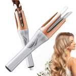 Ingrijire personala si Cosmetice - Aparate & accesorii ingrijire personala - Hair styling - Ondulatoare - Ondulator automat de par cu rotatie inteligenta, Incalzire rapida, Protectie anti-arsura, Bucle perfecte, Argintiu - Infinity.ro