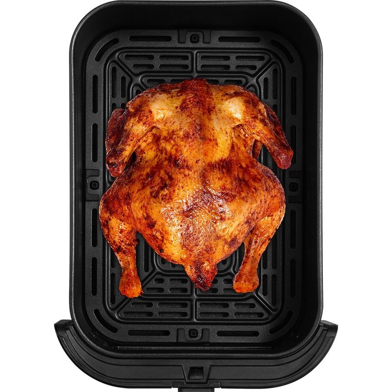 Electronice si Electrocasnice - Electrocasnice bucatarie - Aparate de gatit & desert - Friteuze - Friteuza cu aer cald AF 8020 Ai Slim Fry, 1700 W, 8 litri, 100-200°C, 6 programe automate, Program AI Smart, negru - Infinity.ro