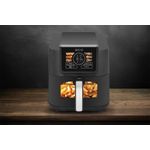 Electronice si Electrocasnice - Electrocasnice bucatarie - Aparate de gatit & desert - Friteuze - Friteuza cu aer cald AF 8020 Ai Slim Fry, 1700 W, 8 litri, 100-200°C, 6 programe automate, Program AI Smart, negru - Infinity.ro