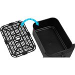 Electronice si Electrocasnice - Electrocasnice bucatarie - Aparate de gatit & desert - Friteuze - Friteuza cu aer cald AF 8020 Ai Slim Fry, 1700 W, 8 litri, 100-200°C, 6 programe automate, Program AI Smart, negru - Infinity.ro