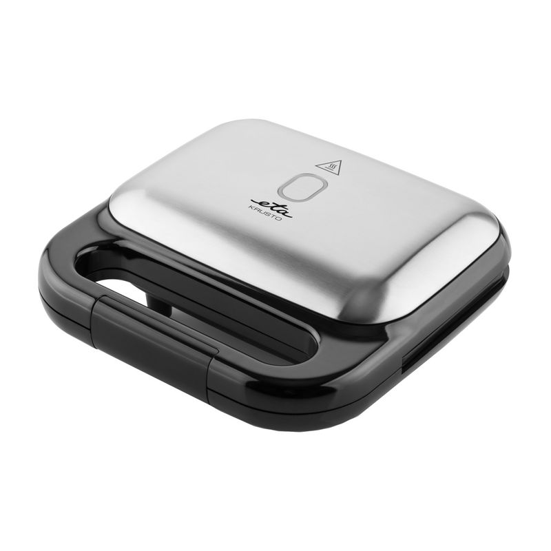 Electronice si Electrocasnice - Electrocasnice bucatarie - Preparare paine - Sandwich-maker - Sandwich maker ETA Krusto 4163 90000, 750W, 4 sandwich-uri triunghiulare, placi nonaderente, otel inoxidabil - Infinity.ro