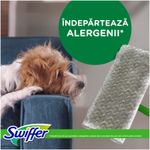 Market - Curatenie si intretinere casa - Produse menaj - Mopuri - Trusa de baza cu Mop Uscat/Umed Swiffer Trap & Lock 1 Mop, 8 Rezerve lavete uscate + 3 Rezerve lavete umede, Fresh - Infinity.ro