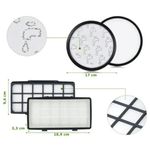 Electronice si Electrocasnice - Ingrijirea locuintei - Accesorii aparate pentru ingrijirea locuintei - Set 2 filtre ROWENTA ZR006001 Compatibil - Infinity.ro
