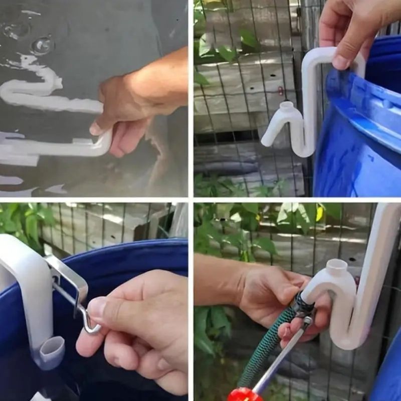 Casa si Gradina - Sanitare - Chiuveta bucatarie si accesorii - Accesorii chiuvete - Furtun sifon autoamorsant, teava de preaplin fara gaurire, drenaj si umplere automata fara efort, solutie pentru transferul apei - Infinity.ro