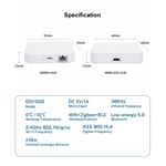 PC, gaming si accesorii - Retelistica - Hub-uri - Hub inteligent Tuya ZigBee 3.0, gateway cu fir pentru control vocal prin aplicație, funcționează cu asistentul Alexa Google Home - Infinity.ro