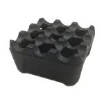 Casa si Gradina - Decoratiuni - Obiecte decorative - Scrumiere - Scrumiera metalica patrata, 7xh3.5 cm, EHA - Negru - Infinity.ro