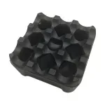 Casa si Gradina - Decoratiuni - Obiecte decorative - Scrumiere - Scrumiera metalica patrata, 7xh3.5 cm, EHA - Negru - Infinity.ro