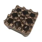 Casa si Gradina - Decoratiuni - Obiecte decorative - Scrumiere - Scrumiera metalica patrata, 7xh3.5 cm, EHA - Cupru - Infinity.ro