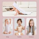 Jucarii, Copii si Bebe - Igiena si ingrijire - Baia bebelusului - Prosoape si halate de baie copii - Set 2x Prosop de baie cu gluga  REDQUIT® pentru bebelusi din muselina - 80x80cm,  100% bumbac - Infinity.ro