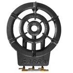 Sport si Outdoor - Camping - Bucatarie de camping - Arzatoare si accesorii - Arzator rotund exterior GPL, pirostrie din fonta, 9.8KW 3 duze MXK117851 - Infinity.ro