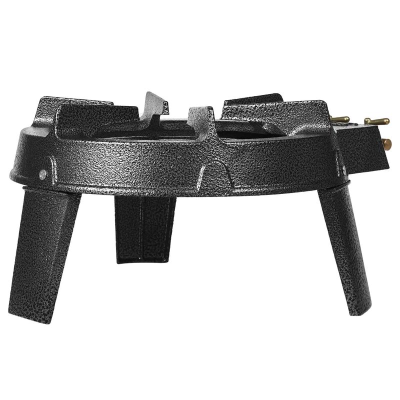 Sport si Outdoor - Camping - Bucatarie de camping - Arzatoare si accesorii - Arzator rotund exterior GPL, pirostrie din fonta, 9.8KW 3 duze MXK117851 - Infinity.ro