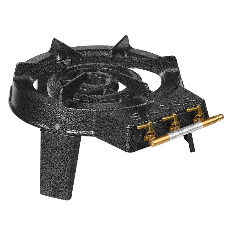 Sport si Outdoor - Camping - Bucatarie de camping - Arzatoare si accesorii - Arzator rotund exterior GPL, pirostrie din fonta, 9.8KW 3 duze MXK117851 - Infinity.ro