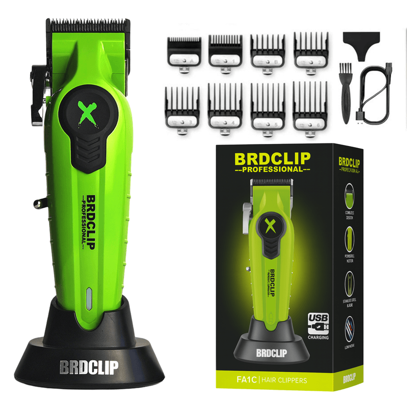 Ingrijire personala si Cosmetice - Aparate & accesorii ingrijire personala - Aparate de ras si tuns - Set Masina de Tuns si Trimmer Profesional BIRAI BRDPRO, Motore Puternice 7000/7700 RPM, Accesorii Incluse, Ideal - Infinity.ro