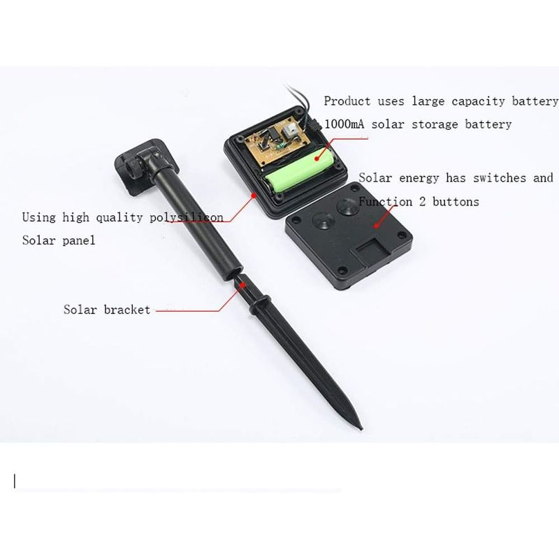 Casa si Gradina - Corpuri si surse de iluminat - Iluminat exterior - Instalatii luminoase exterior - Instalatie Craciun Solara MRG M953, Multicolor, 30 Metri, Pentru Exterior - Infinity.ro