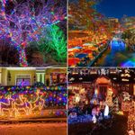 Casa si Gradina - Corpuri si surse de iluminat - Iluminat exterior - Instalatii luminoase exterior - Instalatie Craciun Solara MRG M953, Multicolor, 30 Metri, Pentru Exterior - Infinity.ro