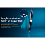 Laptop, Telefoane si Tablete - Wearables si gadgeturi - Gadgeturi - Dispozitive spionaj - Pix Spion cu Inregistrare Vocala HD, Activare Vocala, 8GB, Inregistreaza pana la 96h – ZeroSecrets - Infinity.ro