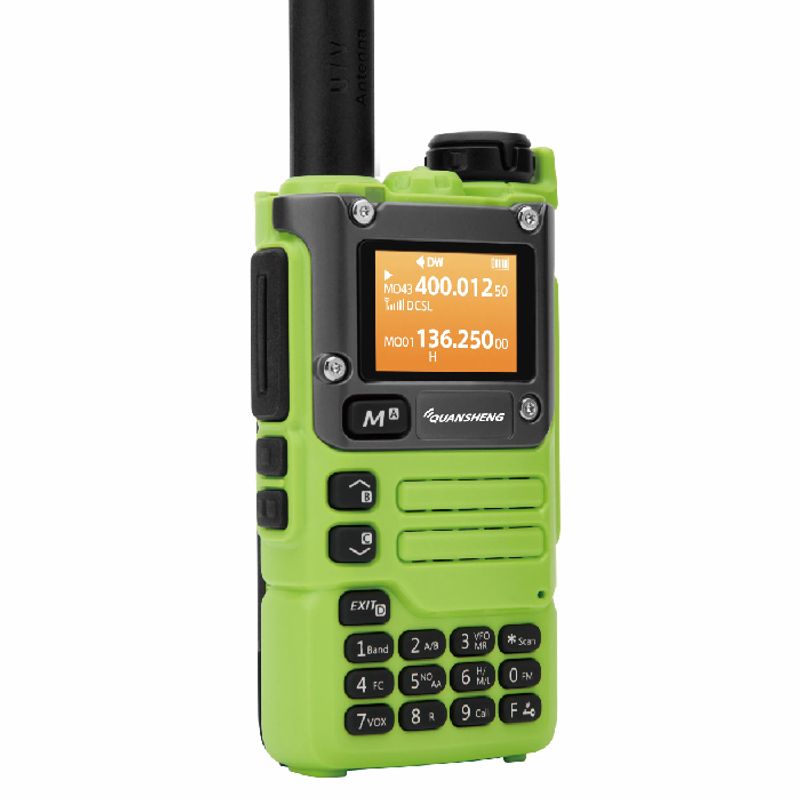 Auto si Moto - Electronice auto - Statii radio si detectoare radar - Statie radio Quansheng K6/UV-K5(8) Profesionala, Verde, Hands Free model THK® - Infinity.ro