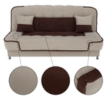 Casa si Gradina - Mobilier - Canapele si coltare - Canapele - Canapea extensibila, bej/maro, PERSI - Infinity.ro