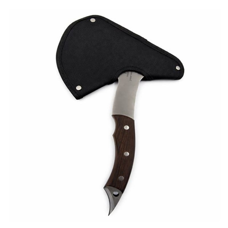 Casa si Gradina - Gradinarit si plante - Unelte gradinarit - Topoare - Topor multifunctional din otel cu maner ergonomic si spargator geam, 31 cm, maro - Infinity.ro