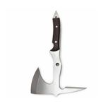 Casa si Gradina - Gradinarit si plante - Unelte gradinarit - Topoare - Set doua topoare multifunctionale din otel cu maner ergonomic si spargator geam, 53 cm, maro - Infinity.ro