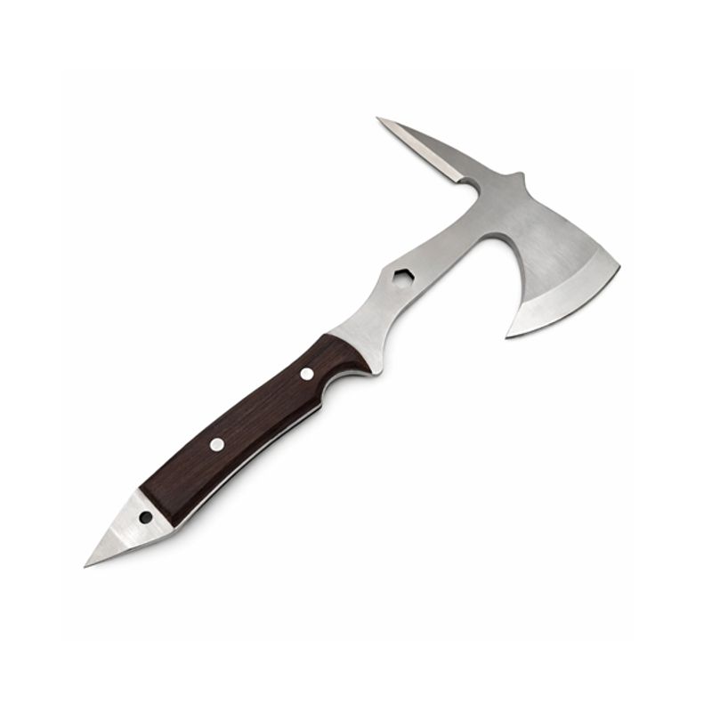 Casa si Gradina - Gradinarit si plante - Unelte gradinarit - Topoare - Topor multifunctional din otel cu maner ergonomic si spargator geam, 53 cm, maro - Infinity.ro