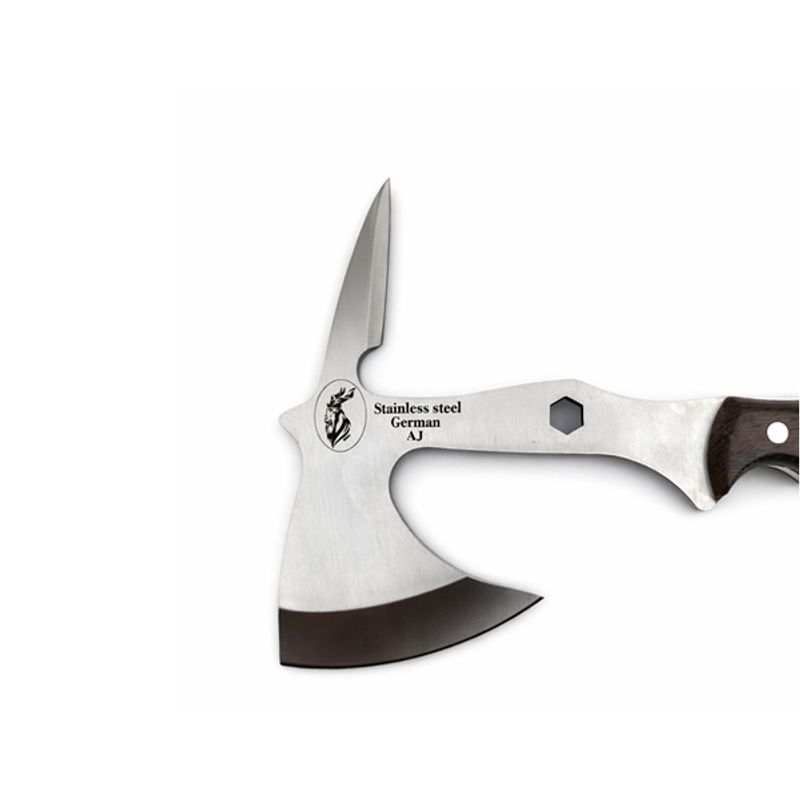 Casa si Gradina - Gradinarit si plante - Unelte gradinarit - Topoare - Topor multifunctional din otel cu maner ergonomic si spargator geam, 53 cm, maro - Infinity.ro