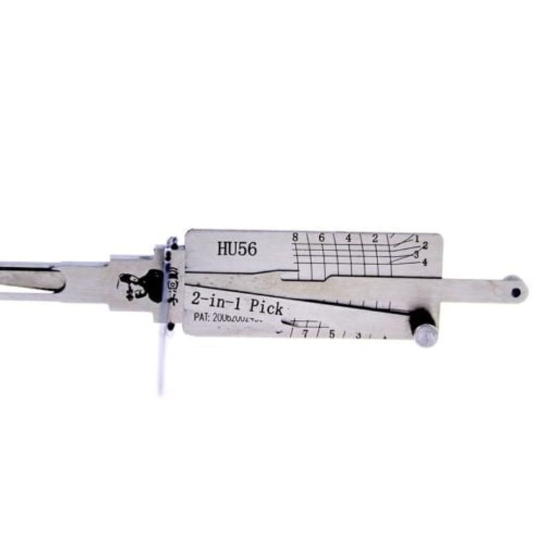 Auto si Moto - Reparatii si depanare - Scule auto - Scule si truse auto - Decodor unealta auto Lishi Originala HU56 Pick, pentru deblocare usi portbagaj, compatibila Volvo S40, V40 Mitsubishi - Infinity.ro