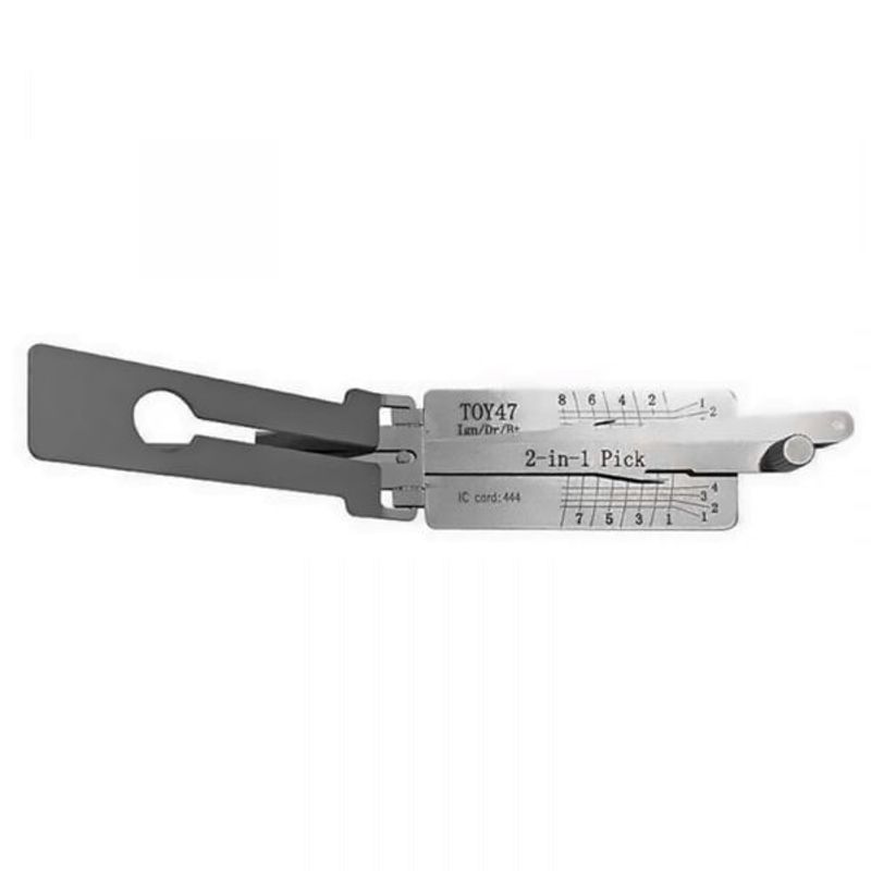 Auto si Moto - Reparatii si depanare - Scule auto - Scule si truse auto - Decodor auto Lishi Original TOY47 v3 – 2-in-1 Pick/Decoder pentru Toyota, Auris, Avensis, Yaris, Corolla - Infinity.ro