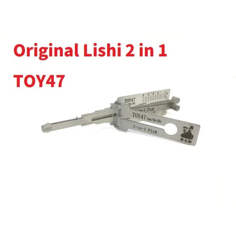 Auto si Moto - Reparatii si depanare - Scule auto - Scule si truse auto - Decodor auto Lishi Original TOY47 v3 – 2-in-1 Pick/Decoder pentru Toyota, Auris, Avensis, Yaris, Corolla - Infinity.ro