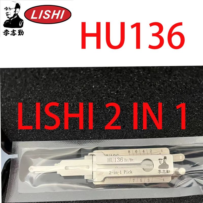 Auto si Moto - Reparatii si depanare - Scule auto - Scule si truse auto - Decodor unealta auto Lishi Original HU136 – 2-in-1 Pick Decoder compatibila Renault/Dacia, HU136 Usi si Portbagaj - Infinity.ro